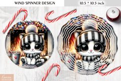 Christmas Cute Animal|Cartoon Wind Spinner Sublimation Product Image 1
