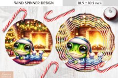 Christmas Cute Animal|Cartoon Wind Spinner Sublimation Product Image 1