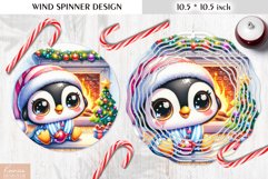Christmas Cute Animal|Cartoon Wind Spinner Sublimation Product Image 1