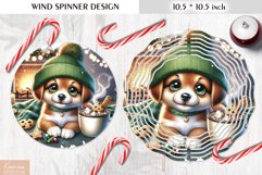 Christmas Cute Animal|Cartoon Wind Spinner Sublimation Product Image 1