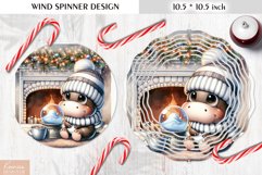 Christmas Cute Animal|Cartoon Wind Spinner Sublimation Product Image 1