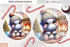 Christmas Cute Animal|Cartoon Wind Spinner Sublimation Product Image 1