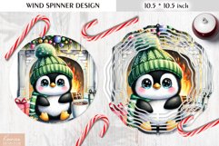 Christmas Cute Animal|Cartoon Wind Spinner Sublimation Product Image 1