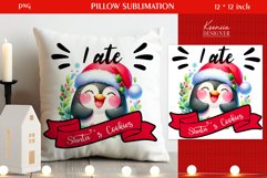 Funny Animal|Christmas Quotes Pillow Sublimation Product Image 1
