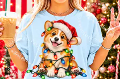 Christmas Dogs Clipart, Christmas Dog Png Product Image 2