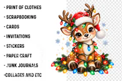 Christmas Dogs Clipart, Christmas Dog Png Product Image 3