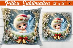 Pillow sublimation | Christmas Animals | Fairy Product Image 1