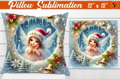 Pillow sublimation | Christmas Animals | Fairy Product Image 1