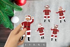 Christmas Santa Animal Sticker Product Image 1