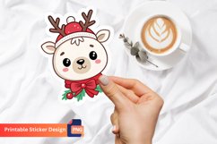 Christmas Animal Sticker, Festive animal sticker Product Image 1