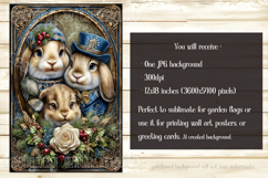 Christmas Garden Flag, Christmas Animals Garden Flag, d12 Product Image 2