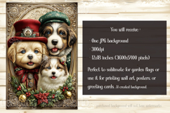 Christmas Garden Flag, Christmas Animals Garden Flag, d3 Product Image 2