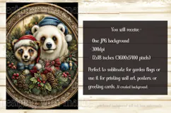 Christmas Garden Flag, Christmas Animals Garden Flag, d7 Product Image 2