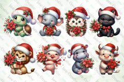 Christmas Animals And Poinsettia Bundle Product Image 5