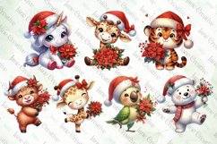 Christmas Animals And Poinsettia Bundle Product Image 2