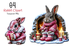 Christmas Animals Clipart Product Image 1