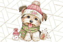 Christmas Animal Friends Clipart PNG, Cute Holiday Clip Art Product Image 3