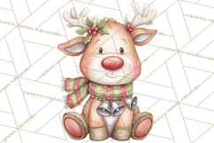 Christmas Animal Friends Clipart PNG, Cute Holiday Clip Art Product Image 3