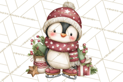Christmas Animal Friends Clipart PNG, Cute Holiday Clip Art Product Image 3