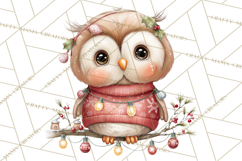 Christmas Animal Friends Clipart PNG, Cute Holiday Clip Art Product Image 5