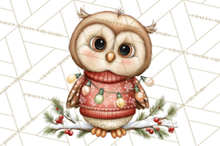 Christmas Animal Friends Clipart PNG, Cute Holiday Clip Art Product Image 2