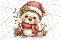 Christmas Animal Friends Clipart PNG, Cute Holiday Clip Art Product Image 2