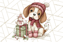 Christmas Animal Friends Clipart PNG, Cute Holiday Clip Art Product Image 5
