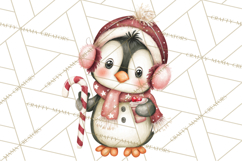 Christmas Animal Friends Clipart PNG, Cute Holiday Clip Art Product Image 2