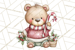 Christmas Animal Friends Clipart PNG, Cute Holiday Clip Art Product Image 2