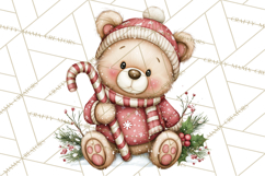 Christmas Animal Friends Clipart PNG, Cute Holiday Clip Art Product Image 3