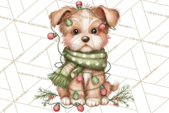 Christmas Animal Friends Clipart PNG, Cute Holiday Clip Art Product Image 5