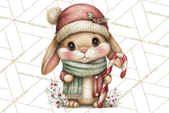 Christmas Animal Friends Clipart PNG, Cute Holiday Clip Art Product Image 4