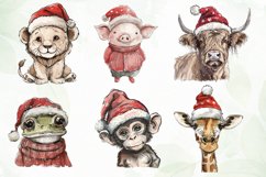 Christmas Animals Minimalist Cartoon Product Image 5