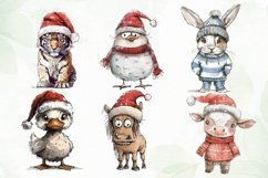 Christmas Animals Minimalist Cartoon Product Image 4