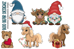Christmas Animal Clipart Product Image 1