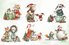 Christmas Animals PNG Bundle Product Image 7