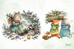 Christmas Animals PNG Bundle Product Image 2