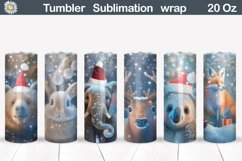 Christmas Animals Tumbler Bundle | Christmas Tumbler Wrap Product Image 2