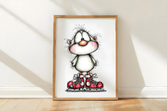 Christmas Animals Watercolor Clipart Product Image 3