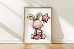 Christmas Animals With Balloon Clipart Product Image 3