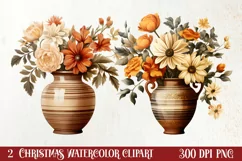 Christmas Antique Vases Clipart, Christmas Antique Vases Clipart Bundle, Christmas Antique Vases Watercolor, Watercolor Boho Christmas, Christmas Vases Sublimation, Christmas Vases, Christmas Vases Clip Art, Christmas Vases Sublimation Designs, Christmas 