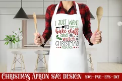 I just want to bake stuff and watch christmas movies SVG Product Image 1