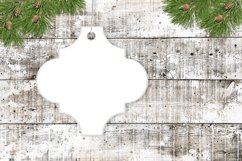 Christmas arabesque mock up PSD smart object