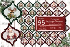 Christmas Arabesque tiles Bundle Christmas ornament bundle sublimation Watercolor ornament PNG. Christmas Sublimation Arabesque Ornament! The product contains 35 designs with Watercolor Baby Animals, Forest Animals, Owl and Santa.