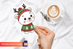 Christmas Animal Sticker, Christmas Stickers For Kids Product Image 1