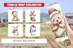 Tumbler Christmas Baby Animals Product Image 1