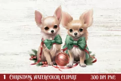 Christmas Baby Animals Clipart, Christmas Animal Safari Product Image 1