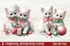 Christmas Baby Animals Clipart, Christmas Animal Safari Product Image 1