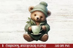 Christmas Baby Animals Clipart, Christmas Animal Safari Product Image 1