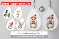Earring Christmas Baby Animals Product Image 1